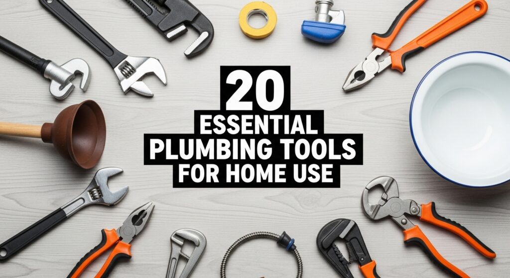 20 Essential Plumbing Tools for Home Use