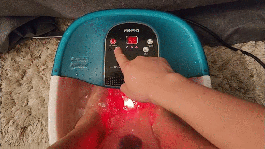 Renpho Foot Spa Bath with Motorized Rollers – Smart Features for Consistent Use