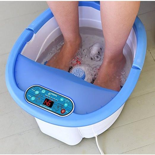 Ivation Foot Spa Massager with Heat, Bubbles & Vibration – Feature-Packed for Full Home Therapy