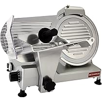 BESWOOD 250 Premium Chromium-Plated Electric Food Slicer – Best for Meat and Cheese Enthusiasts