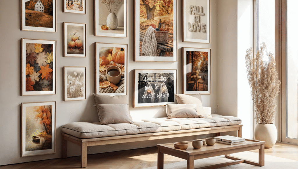 Autumn Wall Art for Seasonal Living Room Style