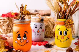 DIY Mason Jar Crafts for Fall Home Decoration