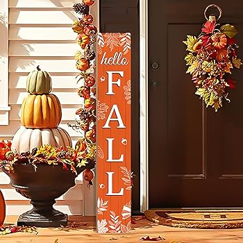 Rustic Wooden Signs for Fall Wall Decor