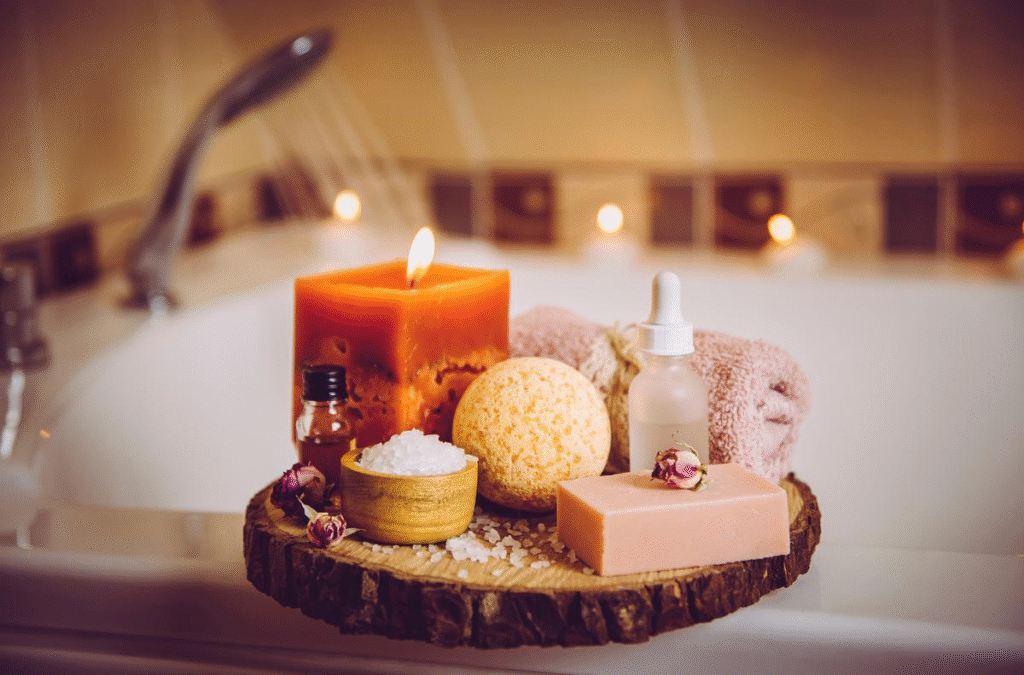 Fall-Scented Soaps and Candles for Bathroom Decor