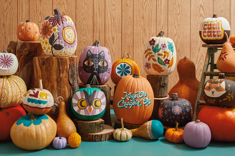 DIY Painted Pumpkins for Personalized Home Decor