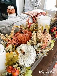 Autumn Bowl Centerpieces for Console Tables