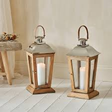 Rustic Candle Lanterns for Hallway or Entryway