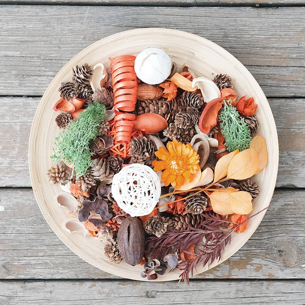 Autumn Potpourri Bowls for Fall Home Fragrance