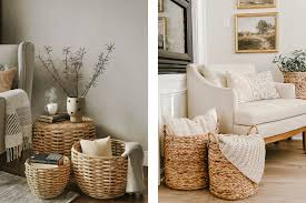 Autumn Woven Baskets for Cozy Room Storage